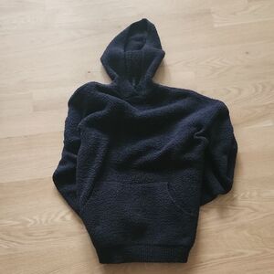 SKIMS Cozy Knit Black Hoodie